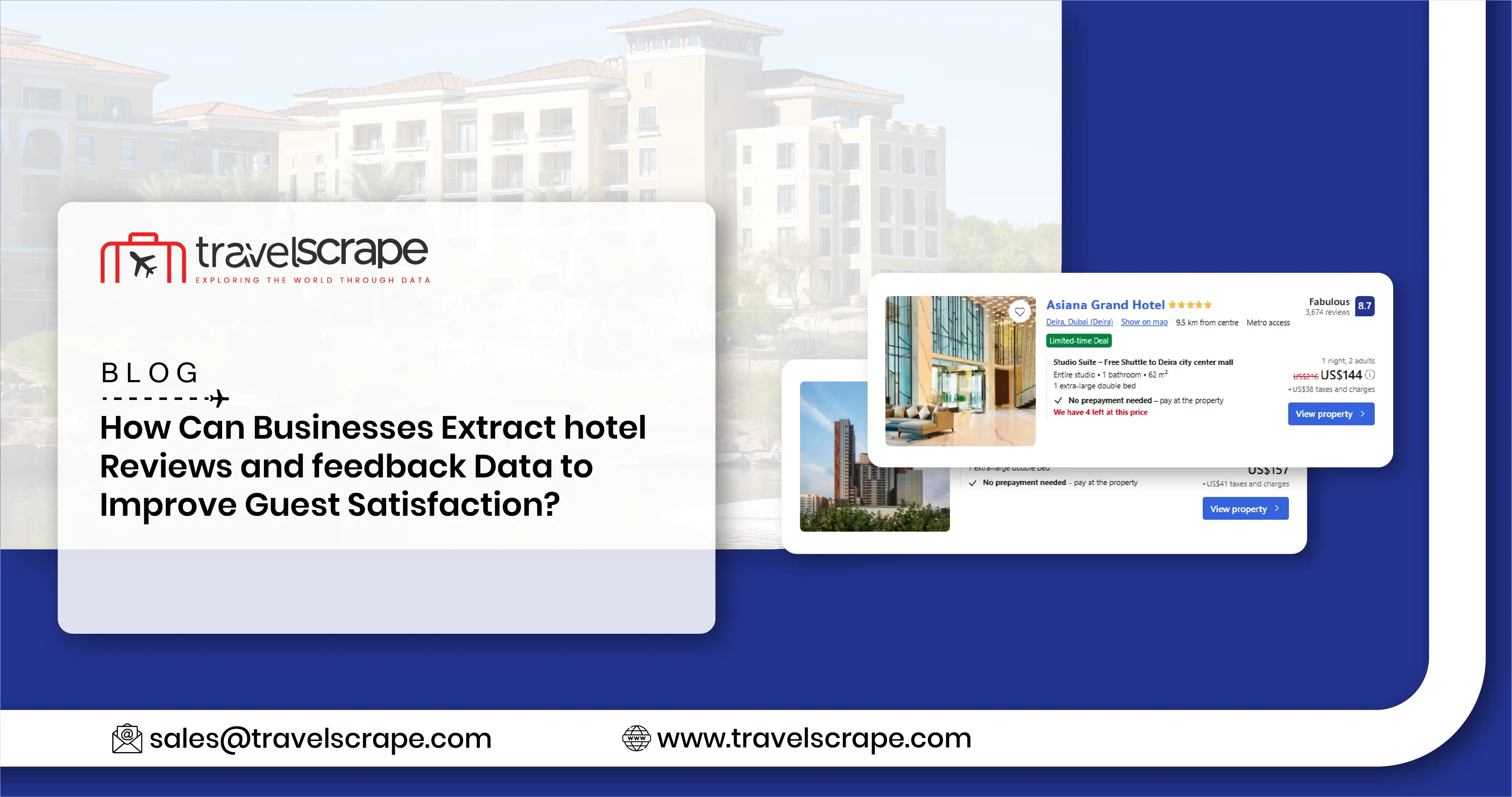 How Can Businesses Extract hotel Reviews and feedback Data to Improve Guest Satisfaction
